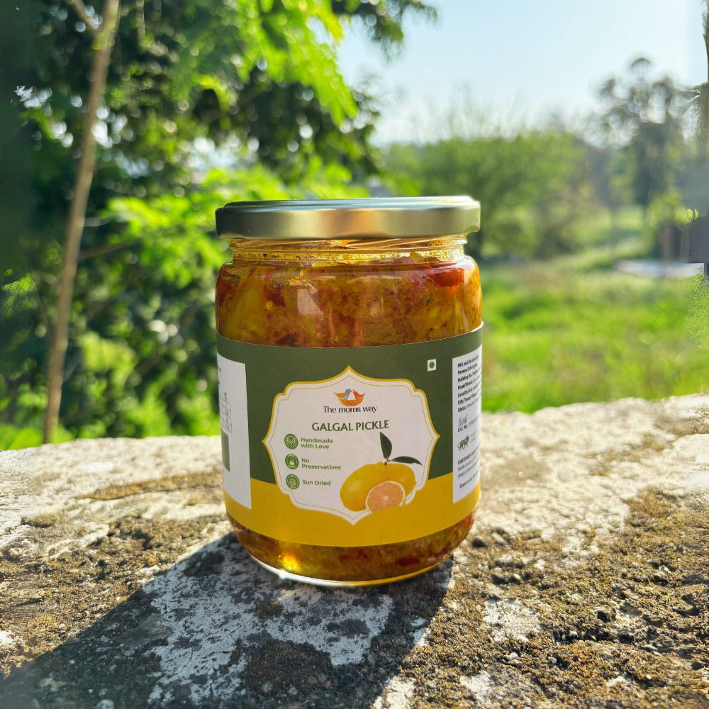 Homemade  Galgal Pickle | Pahadi Nimbu ka Achar
