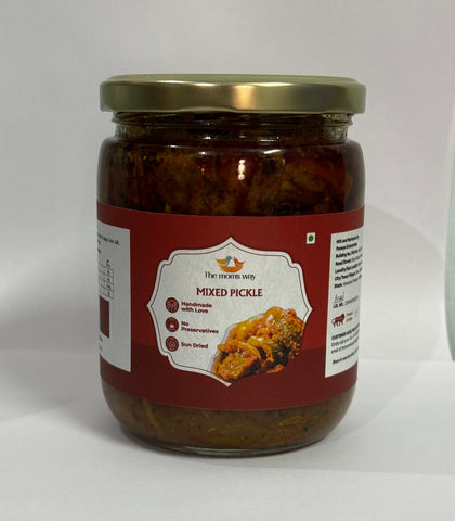 Authentic Homemade Mixed Pickle